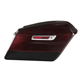 HR3 Midnight Crimson / Vivid Black 2022UL Hard Saddlebags (Regular) For Harley Touring 2014-2023